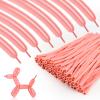 100pcs 260 Baby Pink Long Balloons for Twisting, Skinny Thickening Latex Balloons for Animal Modeling and Arch Tying, Magic Show Party Supplies for Birthday Wedding Christmas Decoration view 1
