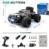 dexinco RC Car, 1:16 Brushless Remote Control Car, 55KM/H High Speed RC Truck, 4WD All Terrain Remote Control Monster Truck, Waterproof Crawler, 2.4GHz, 2 Batteries, Spare Tire view 3