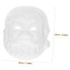BCOATH 18Pcs Unfinished Santa Claus Blank Paper Masks DIY Craft Masquerade Supplies for Christmas Party Festival Celebration Full Face Pulp Masks for Creative Hand-painting and Cosplay view 2