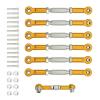 Compatible with Traxxas for Slash 4X4 for VXL 2WD for Rustler for Stampede 1/10 RC Car Parts Metal Turnbuckles Camber Link Rod Linkage Set RC Accessory view 4