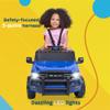 Kidzone Licensed Ram 3500 12V Ride on Truck, Powered Ride-on Car with 2.4G Remote Control & Manual Modes, Electric Toy Vehicle for Kids with Bluetooth, LED Lights, Spring Suspension, Pink view 3