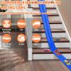 Dikopubby Flex Track Race Set for Kids, 15FT Starter Set Car Track with 4 Suction Cups and 6 Diecast 1/64th Cars - STEM Racing Toy for Boys & Girls Ages 3+ (Upgrade Orange) (Upgrade-Blue) view 3