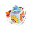 BCOATH Montessori Busy Cube Sensory for Early Education Learning Plastic Travel Fine Motor Skill Development Plane Busy Ball for Boys view 2