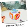 BCOATH Montessori Busy Cube Sensory for Early Education Learning Plastic Travel Fine Motor Skill Development Plane Busy Ball for Boys view 4