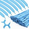 100pcs 260 Light Blue Long Balloons for Twisting, Skinny Thickening Latex Balloons for Animal Modeling and Arch Tying, Magic Show Party Supplies for Birthday Wedding Christmas Decoration view 1
