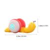 BCOATH 3Pcs Pulling Smooth Surface Educational Snail Playthings Cognitive Development Plastic Walking Random Color view 2