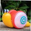 BCOATH 3Pcs Pulling Smooth Surface Educational Snail Playthings Cognitive Development Plastic Walking Random Color view 4