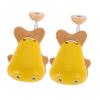 BRIGHTFUFU 2Pcs Wooden Castanets Household Percussion Instruments for Wear-Resistant Smooth Surface Educational for Visual and Auditory Development view 1