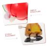 BCOATH 6pcs Portable Wind-up Christmas Lightweight Plastic Reindeer Santa Sleigh Companions Festive Holiday Clockwork Playthings Compact Party Favors view 3