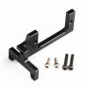 Rc Parts For Tamiya For Scania For MAN For Benz For Actros 1/14 Metal Gearbox Shift Steering Gear Bracket Servo Mount RC Truck Trailer Car DIY Parts(Black) view 1