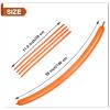 100pcs 260 Orange Long Balloons for Twisting, Skinny Thickening Latex Balloons for Animal Modeling and Arch Tying, Magic Show Party Supplies for Birthday Wedding Christmas Decoration view 2