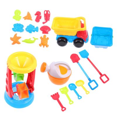 BCOATH Outdoor Beach Sand Play Lightweight Sand Molds and Seaside Bucket for Smooth Surface Play Tools Birthday Gift for Boys