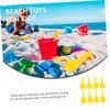 BCOATH 16pcs Sand Shovel Bright Color Lightweight Beach for Outdoor Play Fun Summer Activities Gift for Boys view 4
