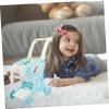 BCOATH Simulated Shopping Cart with Storage Rack Educational Supermarket Trolley for Boys and Blue Push Cart for Pretend Play Develops Hands Storage Skills view 4