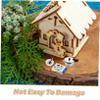 BRIGHTFUFU Realistic Mini House Kitchen Model with Alloy Gas Stove and Pressure Cooker Miniature Dollhouse Cookware Accessories for Engaging Role Play and Detailed Cooking Scenes view 3