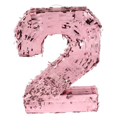 BCOATH Handmade 3D Number Party Decor Filled with Treats for Birthday Bridal Shower Festival Celebration Hanging Favor Container for Adults Fun Game