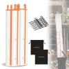 10ft Construction Trash Chute Section  Heavy-Duty, Tear-Resistant Material; Includes 8 Zip Ties (120lb Rated) & Storage Bag; for Construction, Renovation, Remodeling, Household, Laundry2packs view 1
