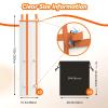 10ft Construction Trash Chute Section  Heavy-Duty, Tear-Resistant Material; Includes 8 Zip Ties (120lb Rated) & Storage Bag; for Construction, Renovation, Remodeling, Household, Laundry2packs view 2