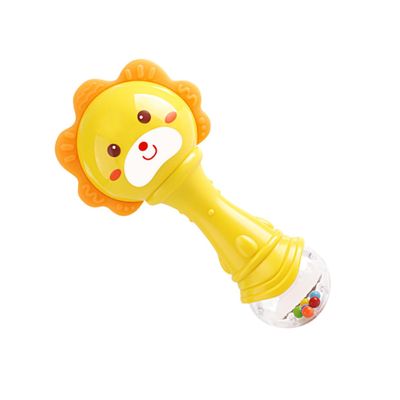 ToysCentral Basics Cartoon Handheld Rattle for Boy Girl Lightweight Portable Educational Training for Hearing Coordination and Music Interest Development Random Color