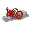 Retrol Engine HM-01 7cc Engine 4-Stroke Horizontal Hit and Miss Internal Combustion Engine Model (Assembled Version/Red) + Base Equipment + CDI Igniter + Spark Plug Kit + Transport Cart view 4