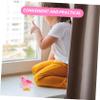 BCOATH 5pcs Wind Up Chicken Plush Handheld Jumping Chicks Soft Plush Party Favors for Classroom Prizes Interactive Play Fun Easter view 3