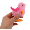 BCOATH 5pcs Wind Up Chicken Plush Handheld Jumping Chicks Soft Plush Party Favors for Classroom Prizes Interactive Play Fun Easter view 4