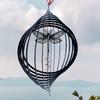 Personalized Dragonfly Metal Wind Spinner, Custom Hanging Decoration for Outdoor Display, Kinetic Garden Sculpture, Nature Gift (Dragonfly Garden Wind Spinner) view 1