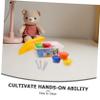 FELTECHELECTR Air Dry Clay for Vibrant Colors Non-Sticky Ultra Light Soft Modeling Clay for Creative Play and Fine Motor Skill Development view 3