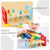 Gogogmee 2Pcs Hammer Pounding Bench for Fine Motor Skills Development Interactive Cognitive Play Tool for Safe Educational Playthings view 3
