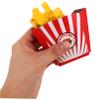 COOLHIYA Realistic Hamburger Play Food Set for Kitchen Pretend Play with Wooden Fries Family Bucket Educational Simulation Enhancing Cognitive Skills and Social Interaction view 4