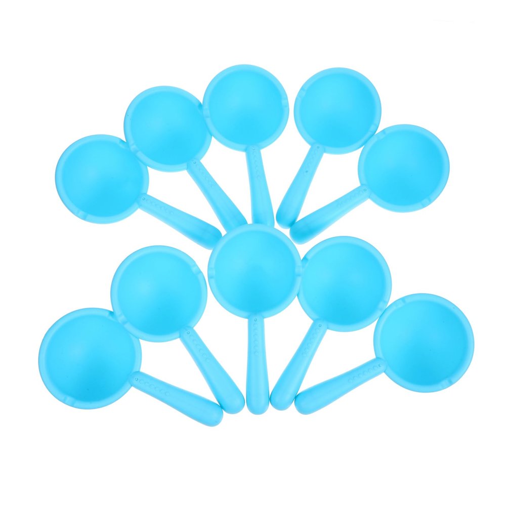 BCOATH 10pcs Beach Shovels Sand Sifters Plastic Sand Scoop Shovels with Long Handles for Outdoor Water Play and Sandcastle Construction Easy and Safe to Use for Boys