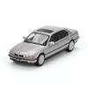 1:64 Diecast Model Car Compatible with BMW 750IL Aspen Silver Metallic Limited Edition by Mini GT MGT00792 view 1