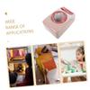 KONTONTY Pretend Play Washing Machine Lightweight Small Creative Appliance for Safe Smooth Surface Educational Role Play view 3