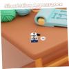 Gogogmee Realistic Miniature Dollhouse Kitchen Appliance with Alloy Gas Stove Pressure Cooker and Mini Utensils Innovative Design Mini Kitchen Model for Role Play and DIY Cooking Scene view 3