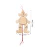 BCOATH 6pcs DIY Wooden Clown Marionette Puppets with Strings Blank Pull String Clown Dolls for Painting and Craft Portable Traditional for Pretend Play Birthday Parties School Activities view 2