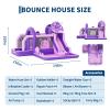 Bounce House, Inflatable Dinosaur Bouncer with Slide and Air Blower, Oxford Cloth Jumping Castle for Kids, Durable Sewn Bouncy House with Large Play Area for Backyard, Indoor & Outdoor Family Fun view 2