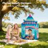 Hallo Deer Dinosaur Kids Play Tent, Foldable Pop Up Tent Kids, Castle Kid Tent Indoor Outdoor Fun & Imagination, Toddler Tents Indoor Gifts for Baby Boys Girls view 3