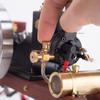 Retrol Engine HM-01 7cc Engine 4-Stroke Horizontal Hit and Miss Internal Combustion Engine Model (Assembled Version/Red) + Base Equipment + CDI Igniter + Spark Plug Kit + Transport Cart view 3
