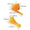 KOMBIUDA Simulated Chicken Drumstick PVC Food Model Fake Cooked Fried Chicken Legs for Pretend Kitchen Play Role-Playing Decorative Display Safe and Lightweight view 2