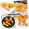 KOMBIUDA Simulated Chicken Drumstick PVC Food Model Fake Cooked Fried Chicken Legs for Pretend Kitchen Play Role-Playing Decorative Display Safe and Lightweight view 4