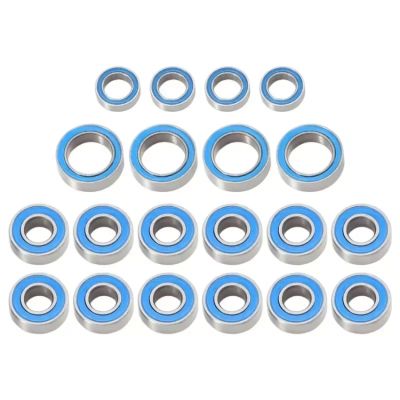 Rc Repairs Parts For Tamiya For TT01 For TT-01 TT01E TT01D For TT02B 20PCS Rubber Sealed Ball Bearing Kit RC Car Upgrades Parts Accessories Upgrade