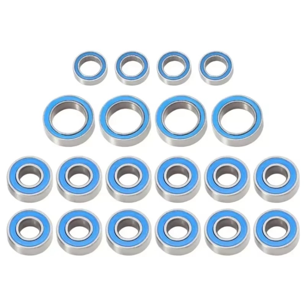 Rc Repairs Parts For Tamiya For TT01 For TT-01 TT01E TT01D For TT02B 20PCS Rubber Sealed Ball Bearing Kit RC Car Upgrades Parts Accessories Upgrade