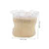 Lace Trim Doll Socks for Reborn Dolls, Soft Polyester Costume Accessory view 2