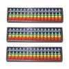 BCOATH 3pcs Colorful Plastic Abacus for Portable Arithmetic Tool Educational Math for Early Learning Mental Calculation and Counting Practice view 1