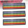 BCOATH 3pcs Colorful Plastic Abacus for Portable Arithmetic Tool Educational Math for Early Learning Mental Calculation and Counting Practice view 2