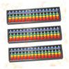 BCOATH 3pcs Colorful Plastic Abacus for Portable Arithmetic Tool Educational Math for Early Learning Mental Calculation and Counting Practice view 4