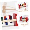 BRIGHTFUFU Wooden Tapping Hammer for Cognitive Learning Plaything Hand-Eye Coordination Exercise Early Education Hammering Game Safe Design view 4