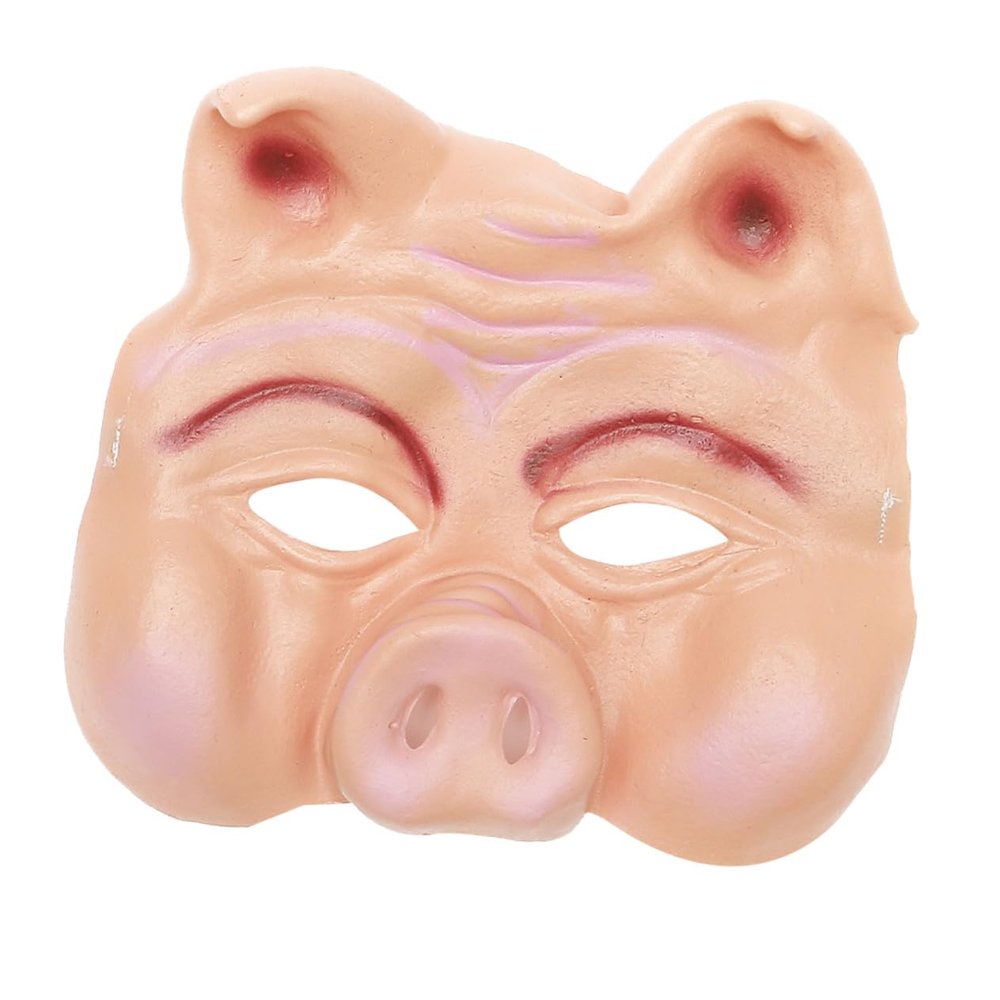 BCOATH Half Face Animal Lightweight Party Cosplay Mask for Halloween Carnival Masquerade Festival Creative Vivid Design Suitable for Men and Women