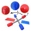 Beach Batons, Battle Outdoor Accessories, Battle Duel Sticks, Inflatable Gladiator Game Batons Set for Beach Gladiator Games, Teens view 2