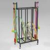 BTOIASYHF Heavy-Duty Metal Hula Hoop and Jump Rope Storage Holder Cart, Hula Hoop Stand with Wheels, School Gym Sport Equipment Rack, Basement Studio Fitness Organizer view 1